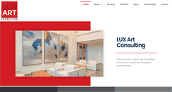 Desktop Screenshot of luxartconsulting.com